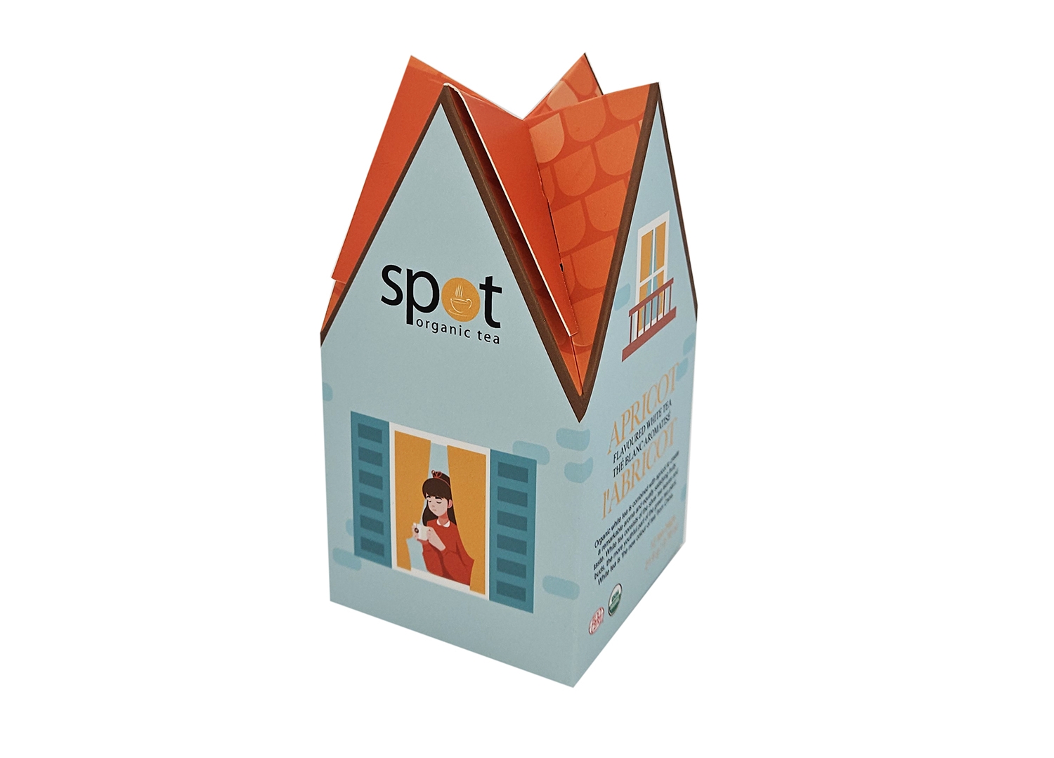 Organic Tea House - 25 Apricot White Tea Bags